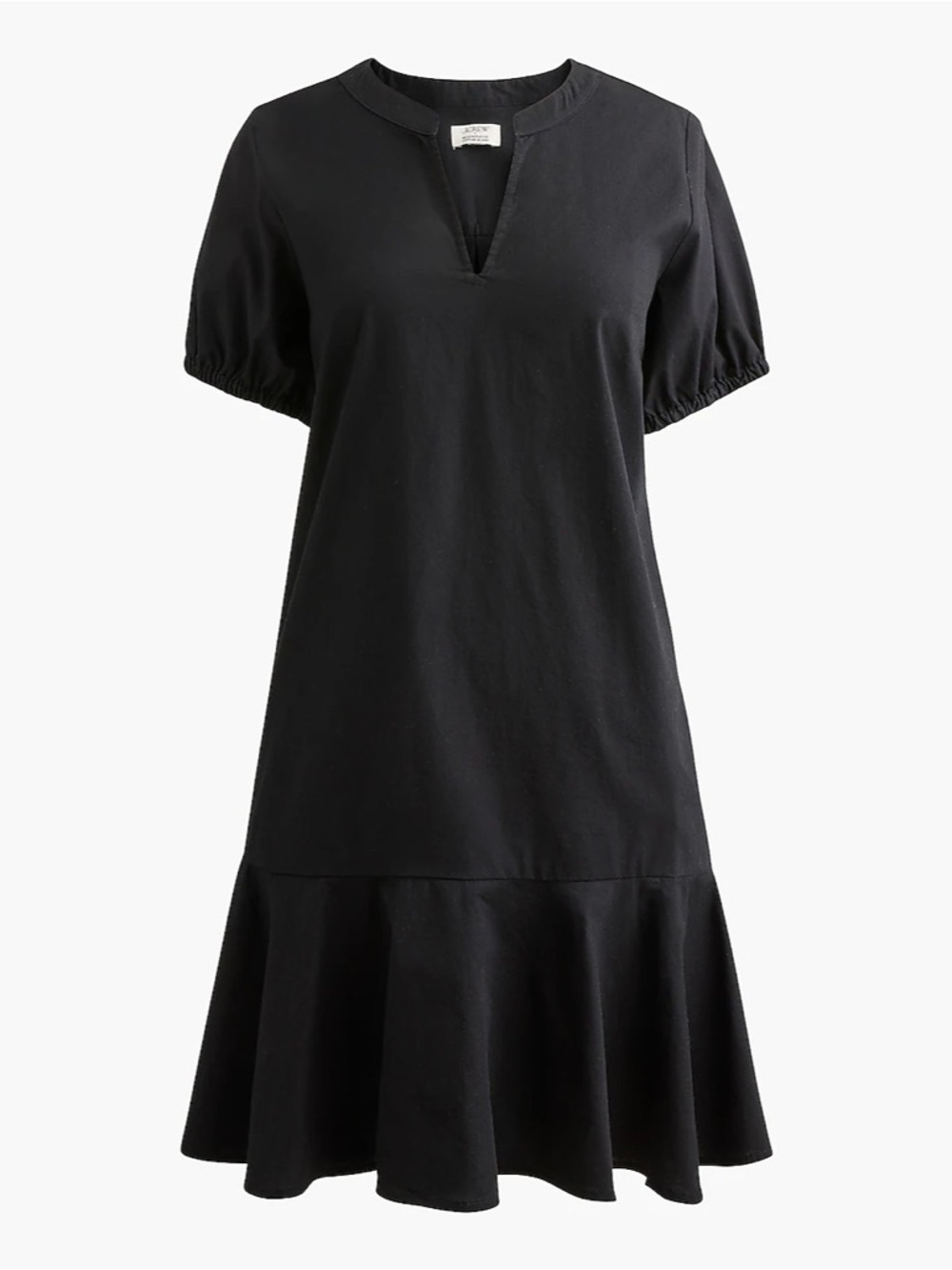 NWT J. Crew Factory Petite Mini Shirt-dress Black